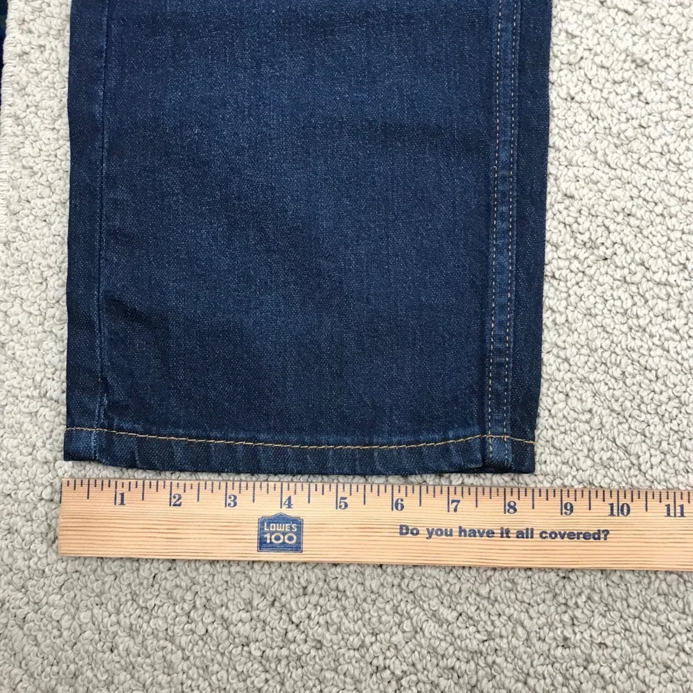 Levis 505 Regular Fit Dark Wash Indigo Denim Jeans 38x30 005052809‎ Mens